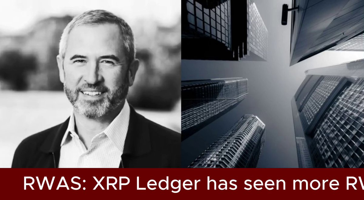 The image features a man with a beard wearing a suit and tie smiling for the camera. The background of the photo shows several tall buildings, suggesting that they are located in an urban area or city center. The caption below the photo reads "RWA Ledger is the fastest-growing RWA chain! As highlighted by the @XRPLF itself, XRP Ledger has seen more non-stablecoin RWA growth than any other chain in the past three month".