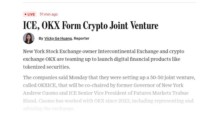 icedx, okx form joint venture