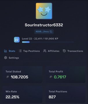 The image shows an app screen that displays some important information about cryptocurrency trading. The screen features a list of data, including details such as the total stake value at $170 with a win rate of 25% or $827.53. There are also some details related to the cryptocurrency market. The app is showing that the user has been successful in trading a cryptocurrency called Sourinctor63322 for a total stake of $827.53, with a win rate of 25%. Overall, this image illustrates the progress and results of the trader's journey within the crypto world.