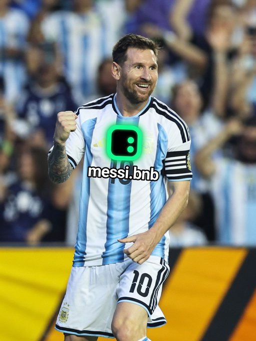 The image features a soccer player wearing a blue and white striped jersey with the number 10, celebrating his victory by giving a high five while smiling at the camera. The background shows a crowd of people watching the game, indicating that this moment was captured during a live match or a well-attended event. The post also mentions the importance of identity in the world of soccer and how it can impact one's career.