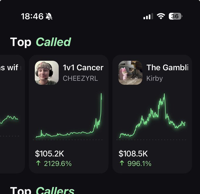 The image shows a cell phone screen displaying various features of a smartphone application named "pumpfun". The main focus of the image is a bar graph with a green line indicating the number of likes for different users' profiles, such as "Marshall", "Kirby", and "Cheezylr". The post displayed below the app's title suggests that it has been shared by someone named Marshall. This highlights the popularity of the pumpfun app among the community using their phones to stay connected or share content with others.