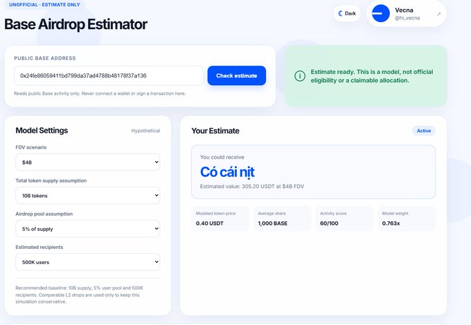 The image shows a screenshot or snapshot of a website called AirDrop Estimator for estimating the price of Bitcoins. The text indicates that this service has been placed there only if it's done by airdrop. The site provides information on how to use and estimate Bitcoin prices, as well as recommendations for payment methods and a calculator tool provided in the image.