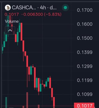 The image shows a 4-hour candlestick chart for CASHCAT at $0.1017, down 5.83% (-0.006300), with a steep downtrend visible from highs around $0.1700. The accompanying post criticizes Robinhood Crypto for listing $CASHCAT (CASHCAT) while ignoring $ANSEM, which the user claims has a stronger organic community and better token distribution.

The chart visually illustrates the poster's implied point—$CASHCAT's sharp price decline may serve as evidence that the bundled coin is underperforming, reinforcing the argument that Robinhood should consider listing $ANSEM instead.
