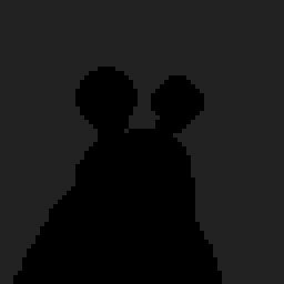 A pixelated silhouette of a figure shrugging its shoulders, captioned "idk what that means but it sounds fun!"—matching the post's playful tone about people misusing the term "deflationary."