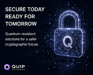 The image features a close-up of a lock, which appears to be blue and silver in color. The text at the top of the image reads "Secure Today Ready for Tomorrow", while the bottom part states that Quantum-resilient solutions are available for a safer cryptographic future. This combination of information implies that the image is related to an article or an advertisement promoting a secure and resilient cryptographic infrastructure.