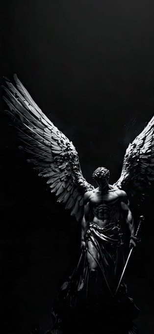A powerful black-and-white statue of a winged angelic warrior holding a sword, symbolizing strength and guardianship.

The image evokes themes of valor and divine protection, fittingly representing Emmy as a standout guardian-like contributor within the Alpha Vault community.