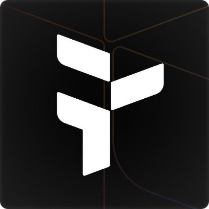 The image features a black square with a white "F" logo at its center. The text "Focus on what is in the image and how it relates to the post." is written below the logo, indicating that this image might be related to a discussion or review about the F cryptocurrency.