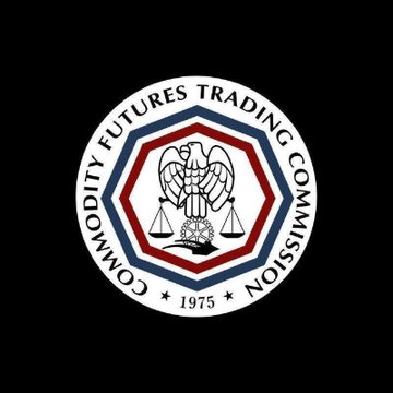 The image displays the official seal of the Commodity Futures Trading Commission (CFTC), established in 1975, which is the agency filing fraud charges against a North Carolina commodity and crypto pool operator accused of running a $14M+ Ponzi scheme.