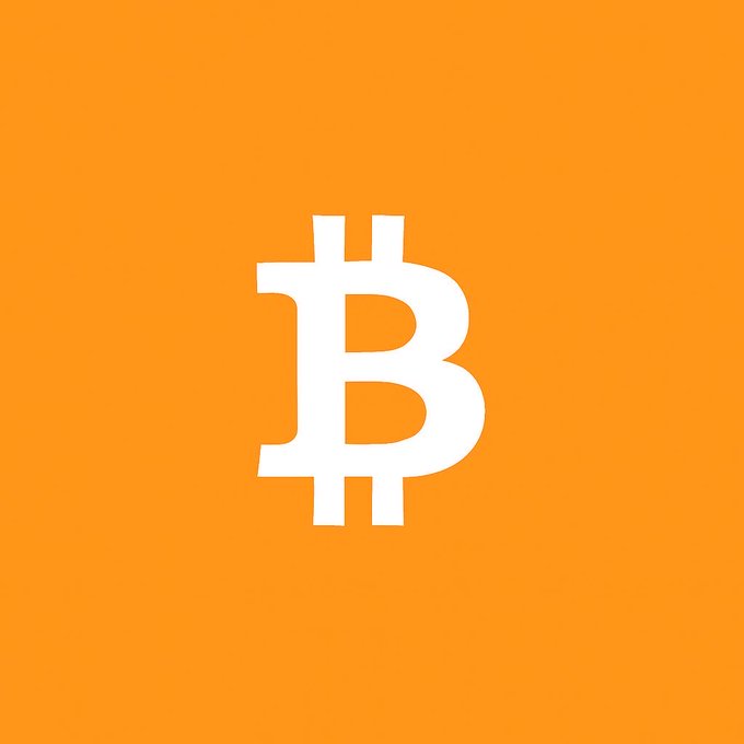 The image features the iconic white Bitcoin "₿" symbol centered on a vibrant orange background, visually representing the cryptocurrency at the heart of the Senate's upcoming vote on the Crypto Clarity Act, which aims to position America as a global leader in crypto regulation.