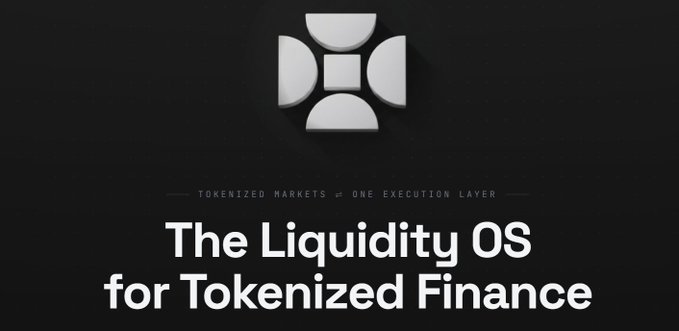 A dark promotional graphic featuring a white geometric logo (a square surrounded by four curved segments) above the tagline "TOKENIZED MARKETS · ONE EXECUTION LAYER" and the headline "The Liquidity OS for Tokenized Finance."

The image visually reinforces the post's message by branding a unified execution layer, aligning with CanCore's approach of keeping assets native across chains to avoid the bridge-based vulnerabilities that led to nearly $2B in cross-chain theft.