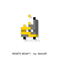 A pixel art icon of a character in a yellow suit beside the text 'AGENT BOUNTY by GAINS' on a white background.
