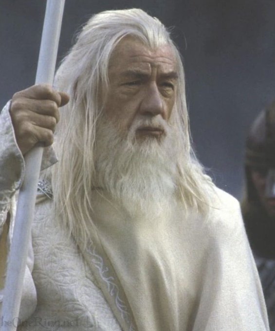 Gandalf the White returns from his "exit" to launch Engy, a new venture described analogously to his reappearance in The Lord of the Rings. The image depicts Gandalf in his resurrected, whiter form, symbolizing a new beginning enabled by his "exit."