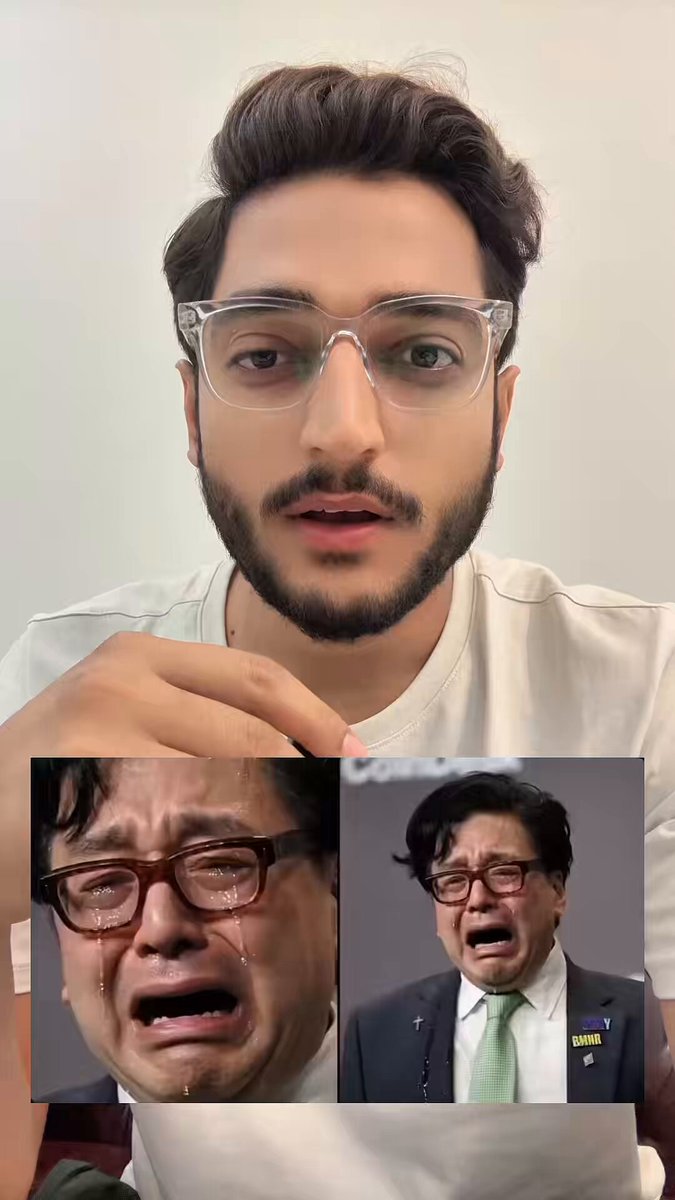 The image features a man wearing glasses, with two different emotions displayed on his face - one of sadness or disappointment, as if he has lost something important, possibly related to cryptocurrency history. The other emotion depicted is surprise, which could be due to an unexpected event in the world of digital assets.