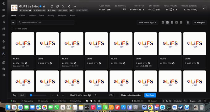 The image shows a computer screen displaying a grid of images, with each row containing ten images. The first row has three images, while the second row has six images. The third row also contains seven images. The text "Jeeters and niggers out now fp back to 0.05 ETH above Send it …" is present in the image as well. This suggests that someone might be selling or trading cryptocurrencies on this platform, with the user's attention drawn towards a specific set of images related to their transaction.