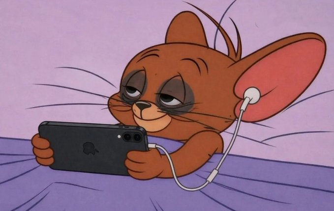 The image features a cartoon cat lying down with its eyes closed, holding a cell phone in one hand and headphones in the other. The caption reads "一种强烈的预感 Solana 要出50M大金狗了 $SOL $BP $Jotchua". This image is related to the post because it features a cartoon cat, which could be considered as an element of humor or entertainment. The caption also includes the word "Solana" from the post, suggesting that this image might have been created for a social media platform like Twitter or Instagram.