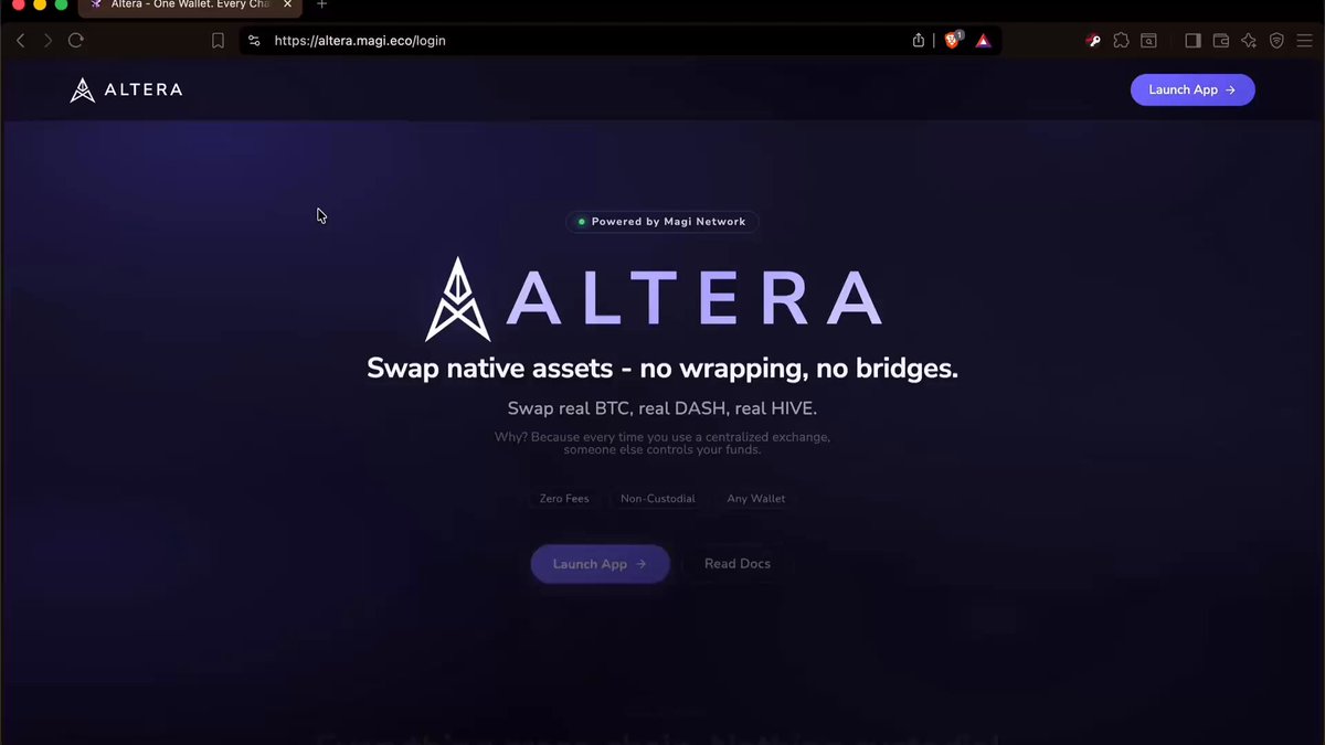 The image shows a screenshot of a computer screen displaying the Altera cryptocurrency wallet app on the altra.com website. The main focus of the image is on the Altura web browser tab. Below the web browser tab, there is a list of items including terms and conditions. This highlights that users need to read and understand these terms before using the wallet app or interacting with Altera's cryptocurrency ecosystem.