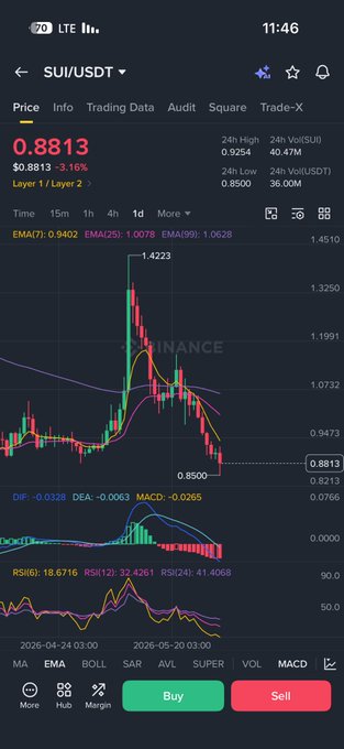 "The difference between a meme coin with no purpose that achieved more than 20x for investors and a coin with a good project and amazing technology in the blockchain world".