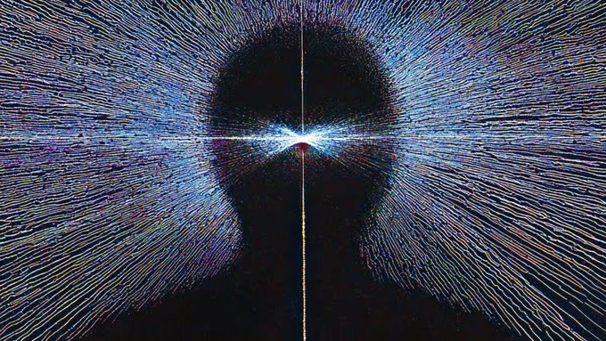 A silhouetted figure surrounded by radiating lines of blue and purple light, with a bright central glow suggesting data being exposed or extracted, visually symbolizing the SafePal data breach that compromised nearly 40,000 customers' personal information.