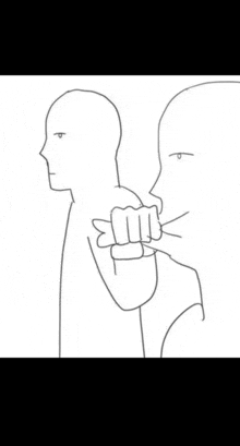 The image shows a minimalist line drawing of two bald figures in profile, with one figure punching the other in the face. This illustration symbolizes the "punching power" or competitive edge that the listed crypto trading tools provide, visually reinforcing the post's message about using these platforms to dominate the crypto market in 2026.