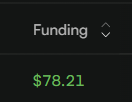 A screenshot displays a funding rate of "$78.21" under the label "Funding," illustrating the profitable funding arbitrage opportunity between Variational and Arcus mentioned in the post. The positive funding rate supports the claim of generating positive PNL without directional risk through DN positions.
