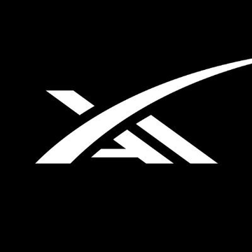 A white stylized "X" logo on a black background represents X (formerly Twitter), the social media platform where the post discusses SpaceXAI's Grok Bot integration with Tesla's vehicle interface, alongside mentions of the tokenized $SPCX and $TSLA tickers on Solana.