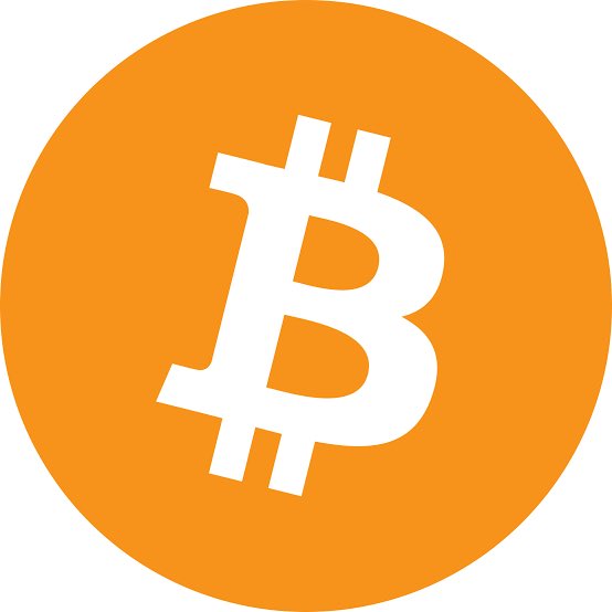 The Bitcoin logo, featuring the iconic white 'B' symbol with two vertical strokes through it, set against a bright orange circular background.