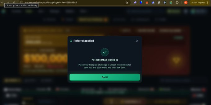 The image shows a screenshot from a computer screen displaying an application named "Referee Applied". The application appears to be used in a beta testing environment, as indicated by its green button next to a line of text that says "Applied". The image also mentions a price pool for the application and a limit of 25k users. It is worth noting that the title of the post includes the phrase "Alpha here!! Just 5 solid picks and $0.002 worth of SOL and you’re in for the 25k pool." This suggests that the image might be related to an advertisement or promotion for the application, highlighting its potential value and the limited number of users it can accommodate at a low cost.