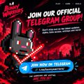 A promotional graphic reading 'JOIN OUR OFFICIAL TELEGRAM GROUPS!' featuring a character illustration and a button to join the @LanNetworkTV group.