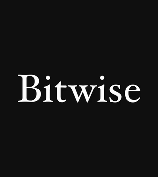 The image displays the "Bitwise" logo in white serif text on a black background, serving as the branding for Bitwise Asset Management, whose CIO is quoted in the accompanying post highlighting three bullish developments for Bitcoin involving the SEC, Treasury, and White House.
