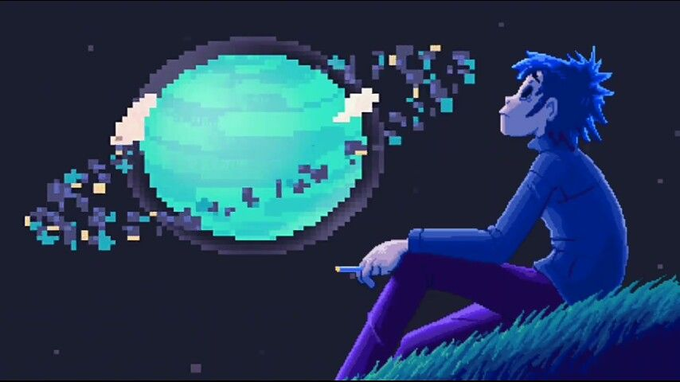 The image features a man sitting on a rock with his eyes closed while looking up at a planet that appears to be floating in space. The man seems to be contemplating something or enjoying the view of the planet, which has been rendered in shades of blue and green. The background is dark, making it easier for the viewer's focus to remain on the man and the planet.

The image also contains text that reads "Focus on what is in the image and how it relates to the post". This suggests that there might be a connection between the man sitting on the rock and Guy Zyskind's post, which discusses the convergence of AI, quantum computing, and privacy. The post emphasizes the importance of privacy infrastructure moving beyond research papers and entering real-world applications in order to protect users' personal information from potential misuse by AI systems or other technologies that rely on big data.