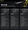A dark interface screenshot displays 'VIP CLUB' with 'SUPPLY', 'BUY 1', and 'BUY 3' panels.