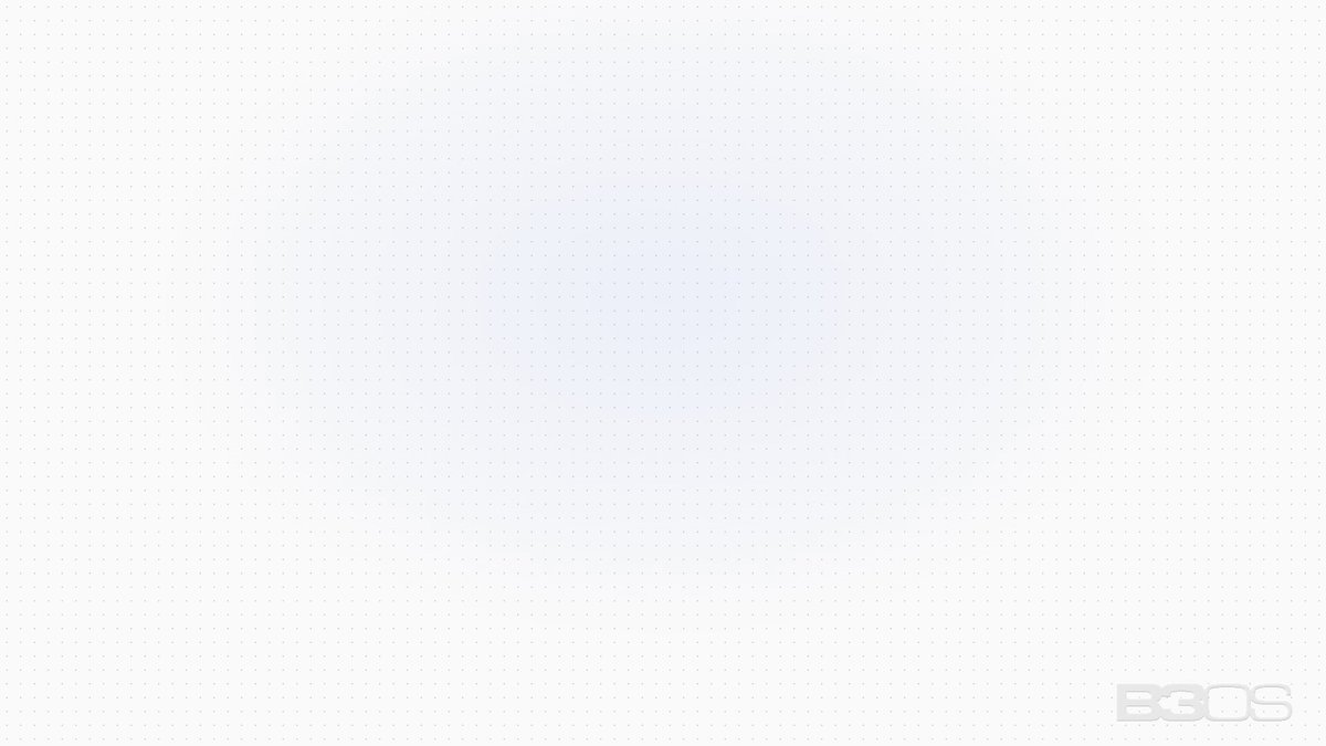 This image shows a poster featuring a square with white dots arranged in a pattern of varying sizes against a light brown background, which has been slightly blurred to give it a soft appearance. The logo for B3 dotfun is present at the bottom center of the image. Below this design element, there's text that reads "we have a friday tradition called demo day eng presents smtg meaningful they shipped or researched, we vote and the top vote getter gets $50 USDC this used to be a pretty manual flow: record winner in sheets -> review wallet and payment details". The message highlights the importance of the event on the poster while also indicating the company behind it.
