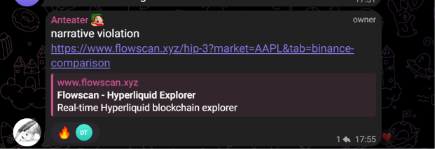 The image shows a screenshot of a social media platform where users are discussing about "Flowscan", "Hyp Liquid Exploration" or "Hyp Liquid Project Comparison". The context of this conversation appears to be that one user might have heard about hyp liquid projects, but they are not sure what it actually means. They are seeking more information, possibly looking for an opportunity to invest in such projects.