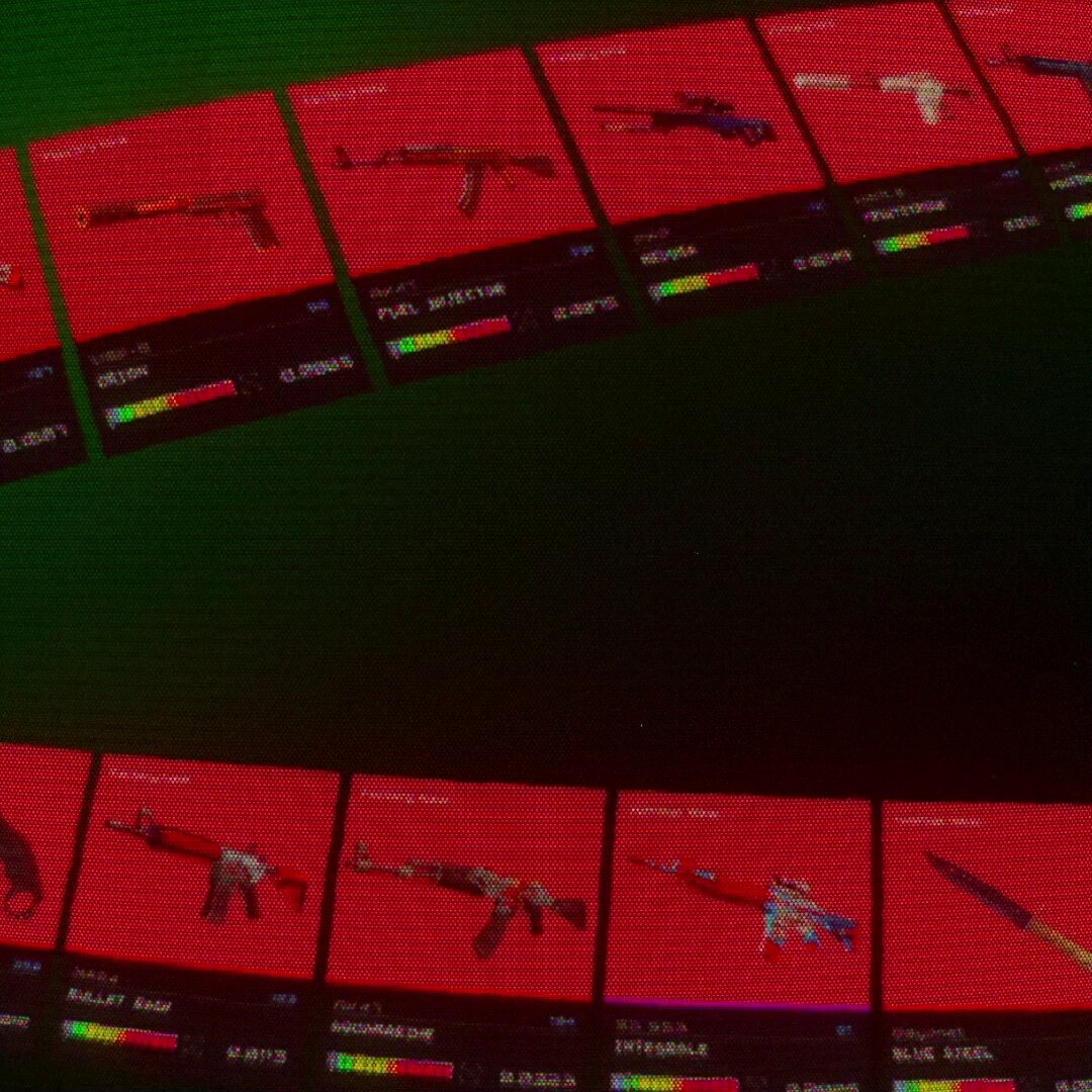 The image is a screenshot of a screen displaying an array of game items for sale on the platform Steam. The game items include various weapons such as guns, knives, and other objects commonly found in video games. It appears that the focus is on a particular item, which is an Air Rifle, possibly from the popular game series "Minecraft". In addition to these game items, there are multiple game items related to a virtual currency called USDC (User-Defined Currency). The main post about this screenshot highlights a key feature of the Steam marketplace: the USDC settlement system and how it allows users to own the funds they transact with. This makes transactions more transparent and accessible for players who want to purchase these game items directly from Steam without relying on a general balance system or currency exchange services.