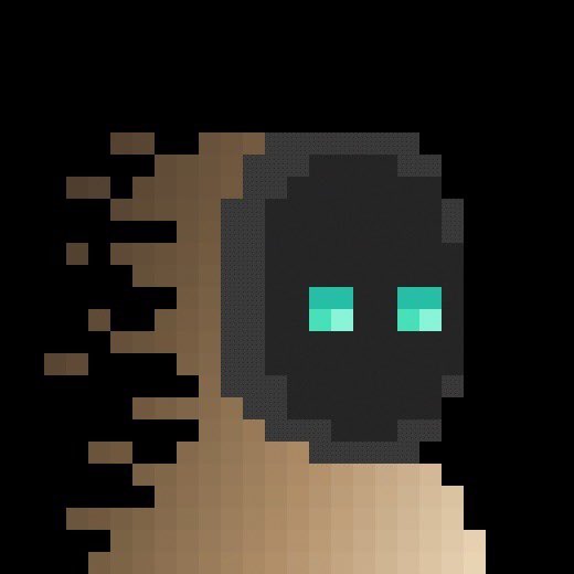 A pixel art depiction of a hooded figure with glowing teal eyes, representing the anonymous and privacy-focused nature of the Zcash cryptocurrency being discussed in the post.