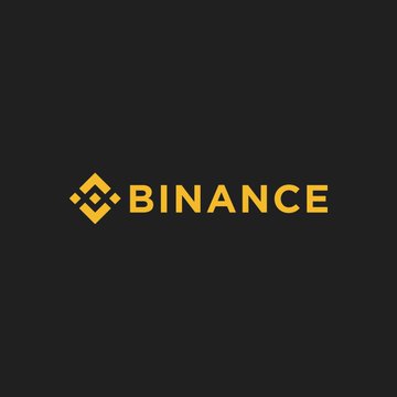 The image displays the Binance logo in gold against a black background, featuring the company's name in bold capital letters. It directly relates to the post by visually branding the story about Binance's controversial cooperation with Russian authorities regarding a user's donation data for terrorism financing charges.