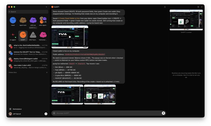 A screenshot of a Discord application on a desktop, showing a chat conversation with messages from users 'Apple Auth' and 'AED Alpha' about creating new water and recording fields.