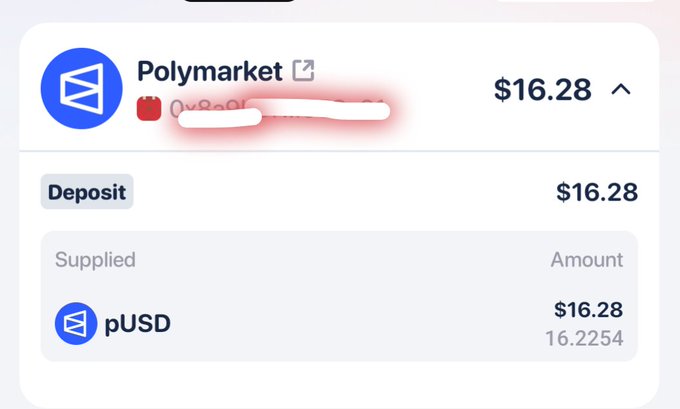 The image shows an account balance of $16.28 on PolyMarket, which indicates that some amount has been subtracted from it. The post in question explains how people are using the platform to grow their virtual money with the help of Ethereum (ETH) tokens and PolyMarket's trading system. The post suggests that someone has recently completed a transaction on this platform, where they have deposited $16.28 worth of cryptocurrency onto a wallet. However, it is unclear if the depositor already has sufficient funds in the wallet or if additional funds are required to meet their desired balance for transactions with PolyMarket.