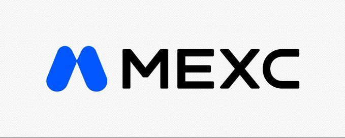 The image shows the MEXC logo, featuring a blue "M" symbol followed by the black text "MEXC" on a white background. The logo represents the MEXC cryptocurrency exchange, which is relevant to the post's discussion about using USDT (a cryptocurrency) and the complex journey required to transition from crypto to traditional stock market trading.