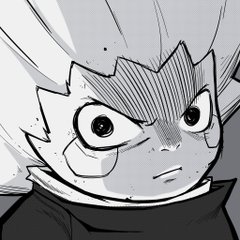 A young character with spiky, flame-like hair and intense wide eyes stares forward in a determined, battle-ready expression, conveying excitement that aligns with the post's energetic "who's ready for the mint?" hype.