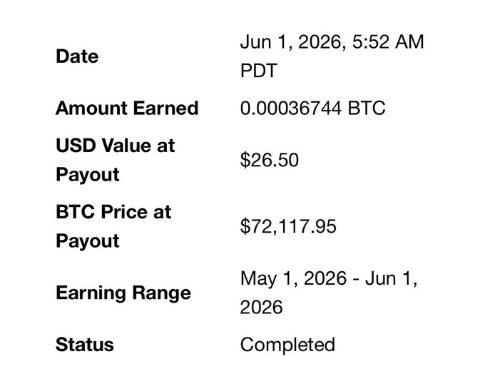 The image shows an excel table detailing payments made over several months for a cryptocurrency, likely Bitcoin (BTC). The payment data indicates that there are several transactions where someone has earned 3% in BTC payments from @River. However, these transactions were not recorded or included within the current excel sheet on this particular post. It seems like it is meant to discuss the earning potential and why people might choose to store cash in a bank account instead of paying through cryptocurrency platforms like @River.