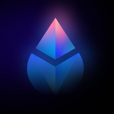 A stylized Ethereum logo (diamond shape) with purple and blue gradient lighting against a dark background. The image visually represents Ethereum's liquid staking ecosystem, which is central to the post's discussion of Lido's $18.1B TVL dominance and its role alongside Aave in DeFi.