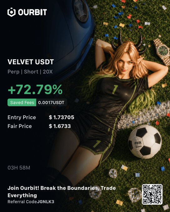 The image features a woman lying down on her stomach, wearing a black dress with green accents. She has blonde hair and is holding a soccer ball next to her. The background of the image shows a car and a clock, suggesting that they are in an outdoor setting or possibly at a sports event. The post also mentions that there's a "refund code" on the image, which could be related to the woman lying down with a book about velvet uddt.