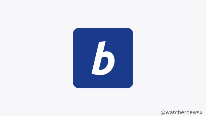 The blue Betterment (b) logo on a light background, credited to @watchernewsx.
