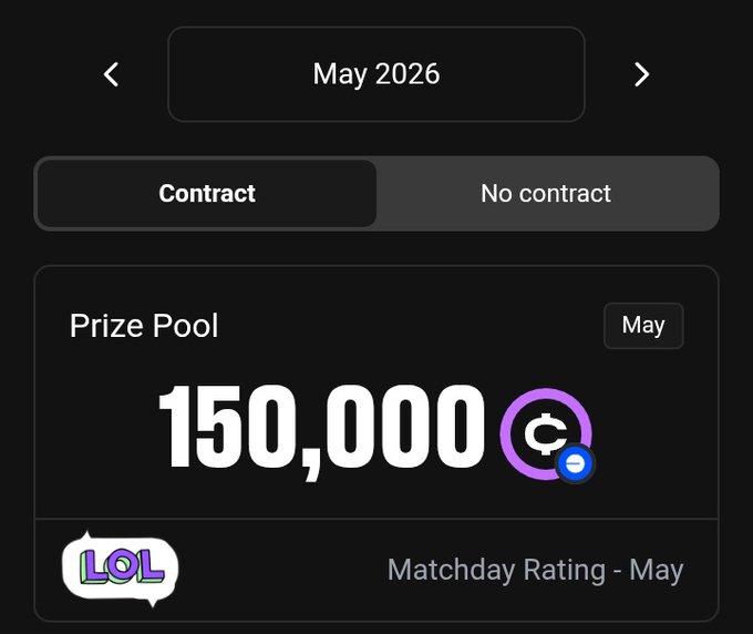 𝗘𝗲𝗿𝗰𝗶𝗻𝗴, May 2026, a list of prizes for a competition called "F1 Claim" that includes a $OFC.