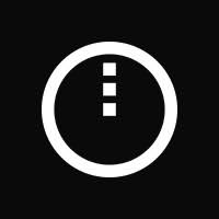 A simple white information icon (an 'i' inside a circle) displayed on a dark gray background.
