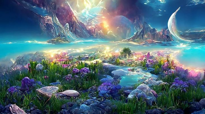 The image features a beautiful landscape of a garden filled with purple flowers, green grass, and rocks. The sky above the garden has a mix of blue and purple colors, creating an enchanting atmosphere. In the background, there are mountains that add depth and grandeur to the scene. The image also contains text that reads "Airdrop success isn' about being early. It'S about being active when others stop showing up. The users who learn, contribute, and engage consistently often capture the most value over time. Stay curious. Stay visible. Stay consistent." This message emphasizes the importance of consistency in achieving success, both in the context of the image's garden setting and the broader world of Web3.