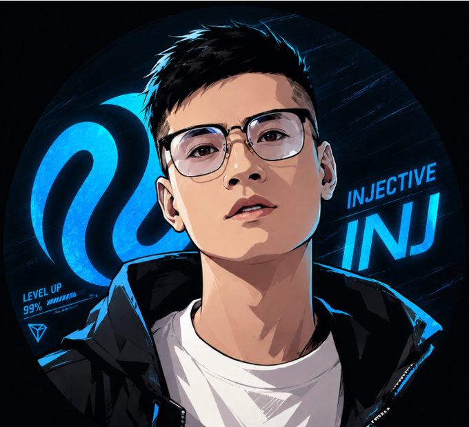 The image features an Asian man wearing glasses and a jacket, standing against a black background. The man has short hair and is looking directly at the camera. There are two blue lines running across the top of the image, which appear to be part of a logo or design element related to the post about seeking out new opportunities in the market for Ambassador jobs.