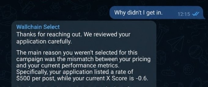 The image shows a screenshot of a text message conversation between two people, with one person typing out a message about an application they are trying to install. The other person responds by saying that they didn't get the application because it was rated "0". This response is likely meant as a joke or playful comment from the second person.