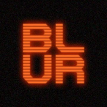 A glowing orange-red neon-style logo spelling 'BLOOR' arranged in a stylized blocky layout against a black background.